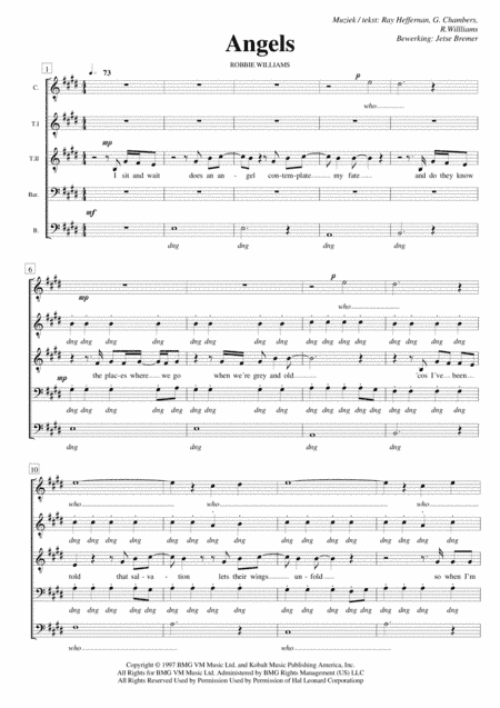 Angels (arr. Jetse Bremer)