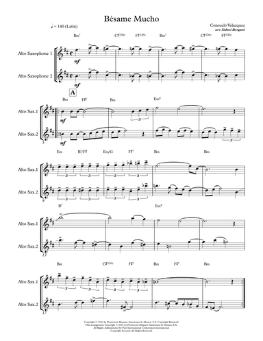 Bésame Mucho (arr. Sidnei Borgani)