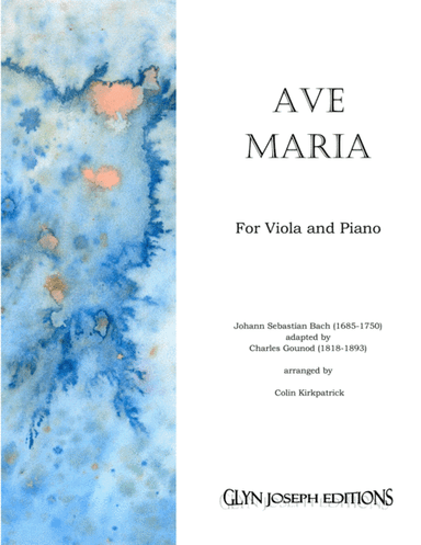 Bach-Gounod: Ave Maria for Viola and Piano (arr. Colin Kirkpatrick)
