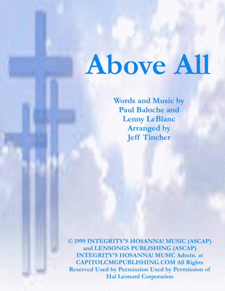 Above All (arr. Jeff Tincher)