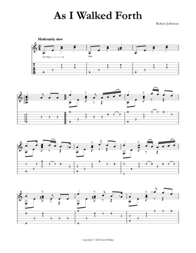 As I Walked Forth (arr. Mark Phillips)