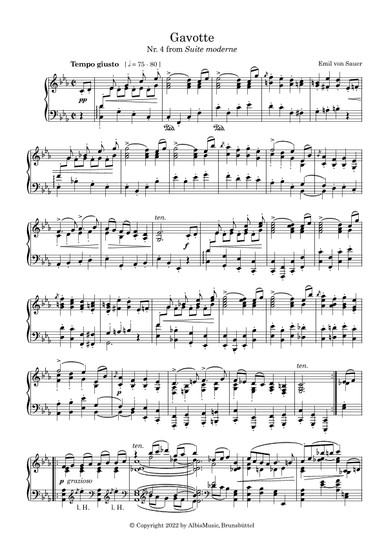Gavotte No. 4 from "Suite modere"