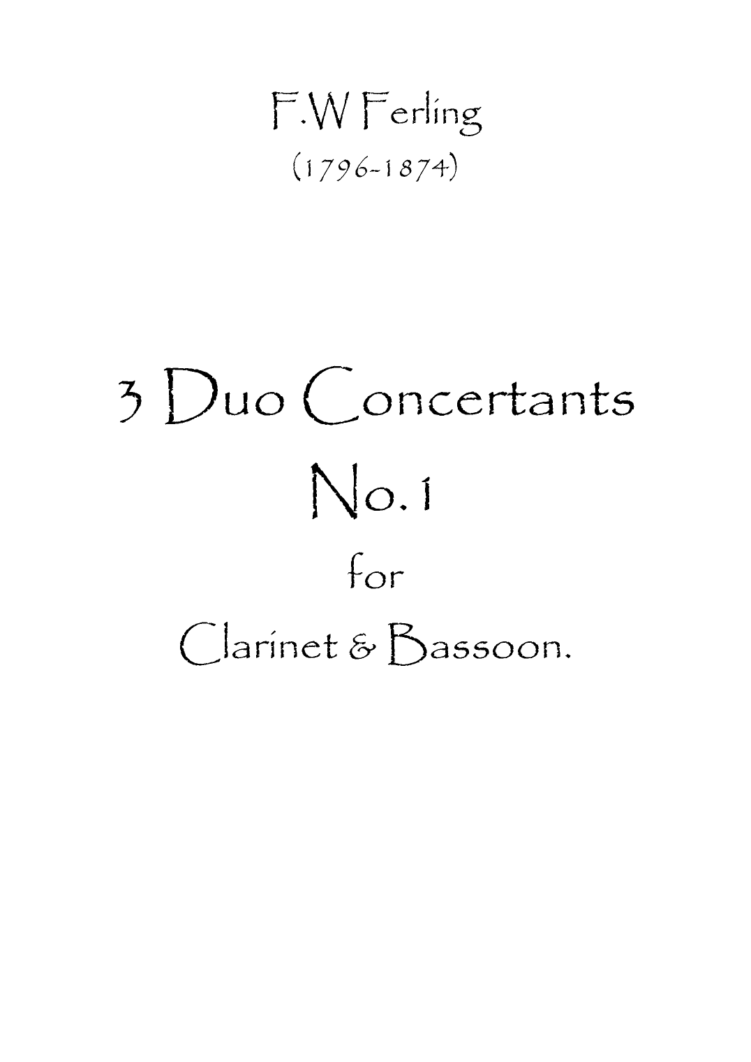 3 Duo Concertantes (arr. Spence Bundy)