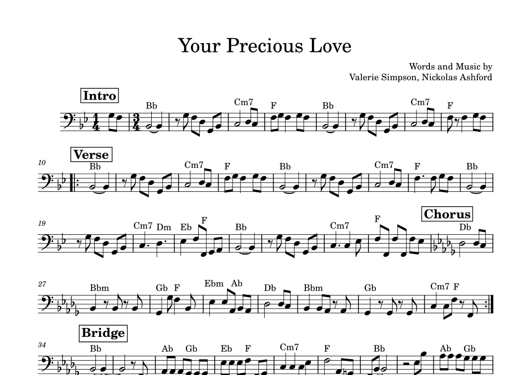 Your Precious Love (arr. Marcus Gram Jacobsen)