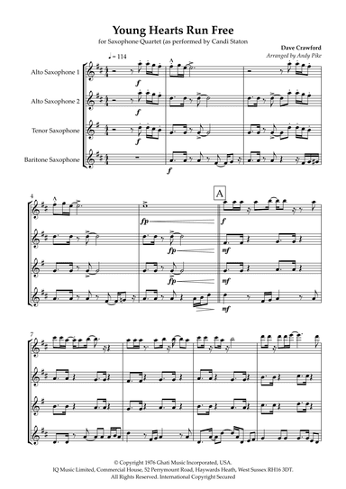Young Hearts Run Free (arr. Andy Pike)