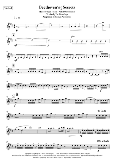Secrets (arr. Rodrigo Nascimento)