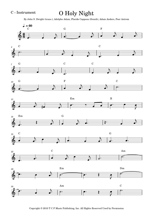 O Holy Night (arr. Fabio Eduardo de Oliveira)