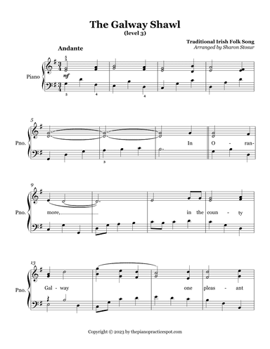 The Galway Shawl (arr. Sharon Stosur)