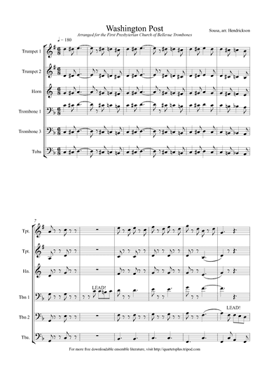 Washington Post (arr. Robert Hendrickson)