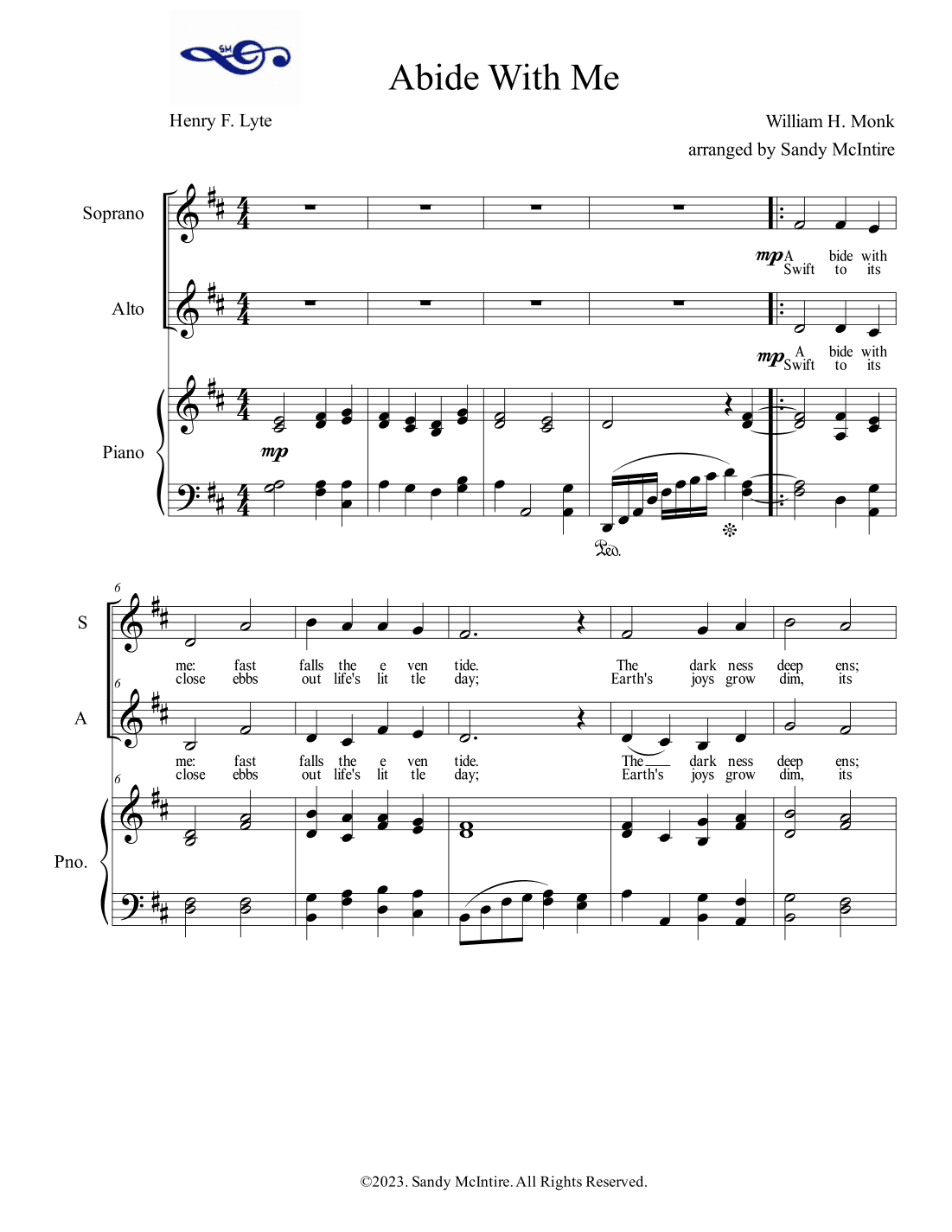 Abide with Me (arr. Sandy McIntire)