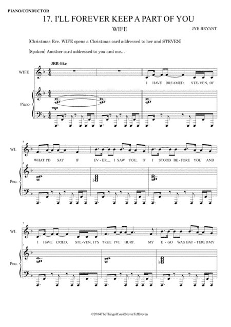 I'LL FOREVER KEEP A PART OF YOU