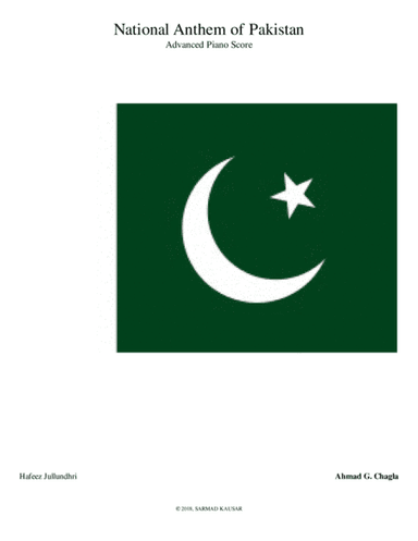 National Anthem of Pakistan (Advanced Piano Version) (arr. Sarmad Kausar)