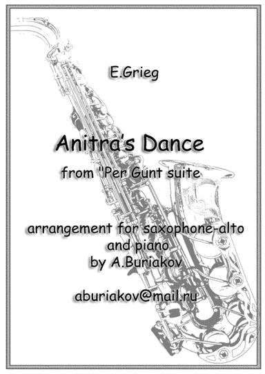 Anitra's Dance from "Per Gunt" suite (alto-sax) (arr. Andrey Buriakov)