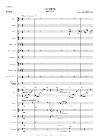 Reflection (arr. Kim Do Hyung)