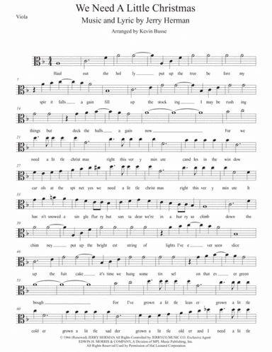 We Need A Little Christmas (arr. Kevin Busse)