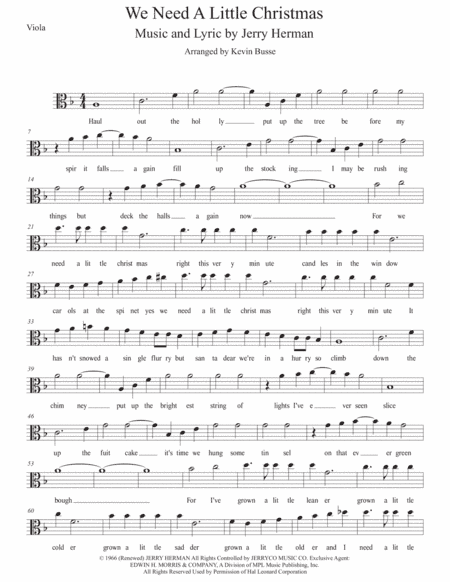 We Need A Little Christmas (arr. Kevin Busse)