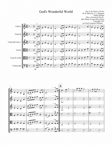 What A Wonderful World (arr. Kerri Laurence Williams)