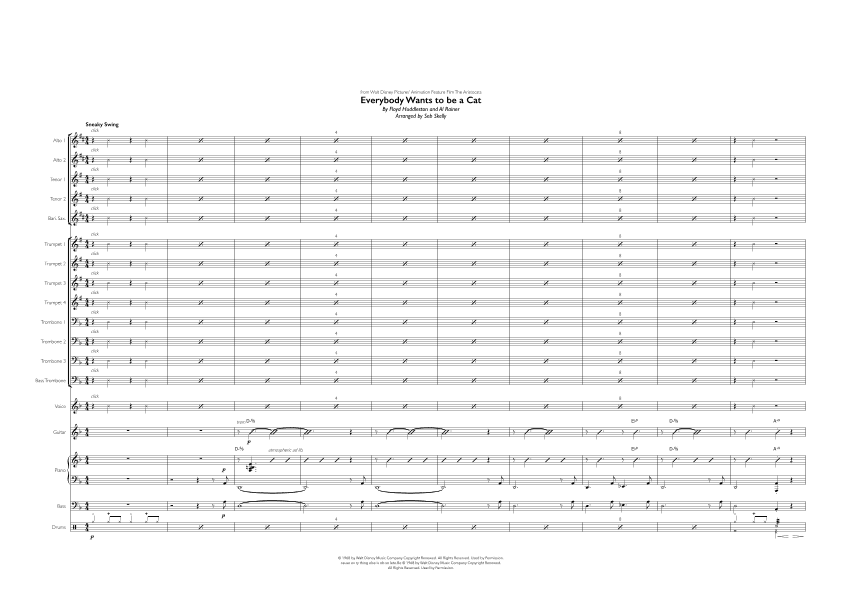 Ev'rybody Wants To Be A Cat (arr. Seb Skelly)