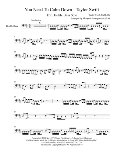 You Need To Calm Down (arr. Memphis Arrangements (BA))
