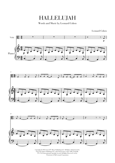 Hallelujah (arr. Cadenza Editions)