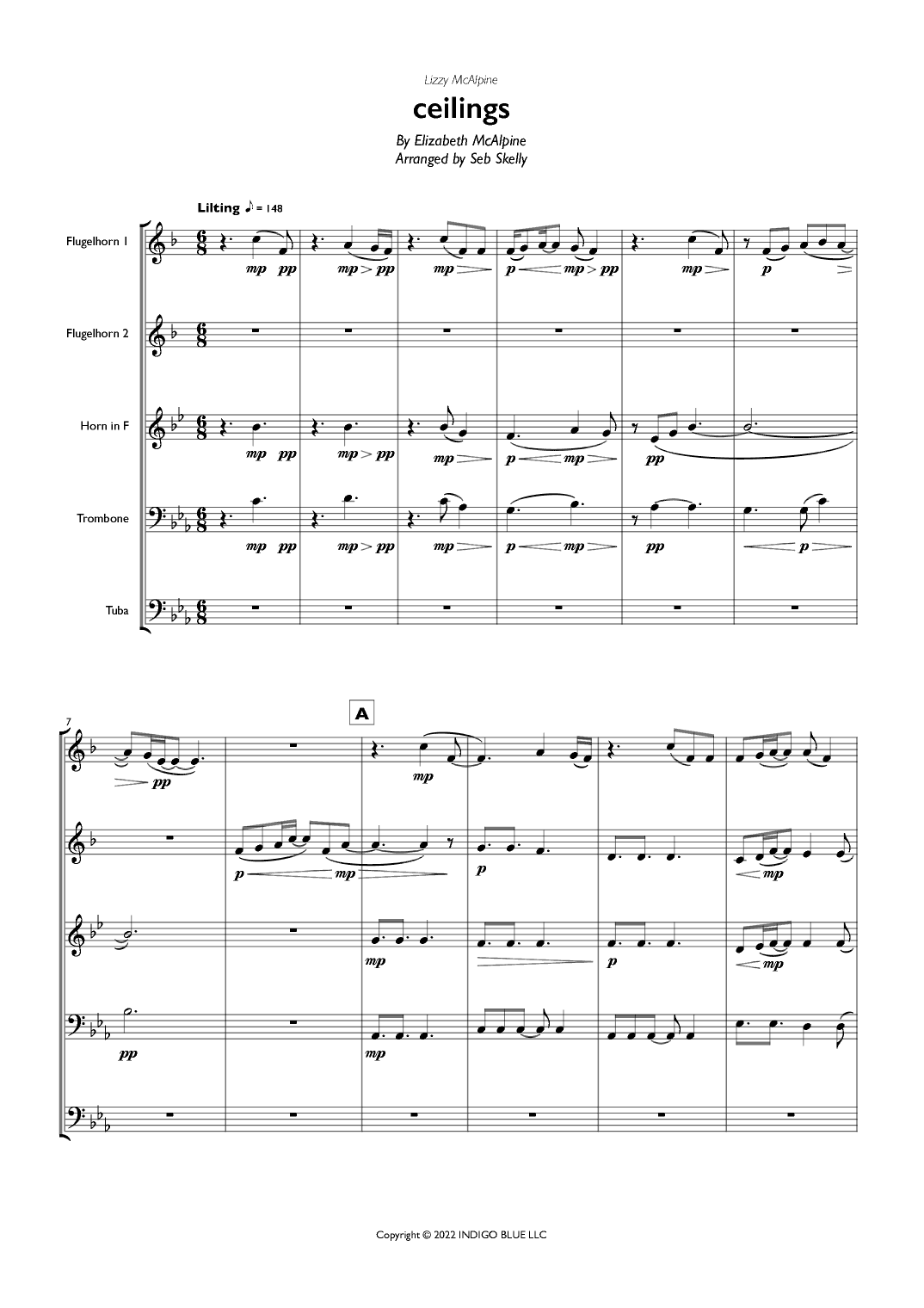 Ceilings (arr. Seb Skelly)