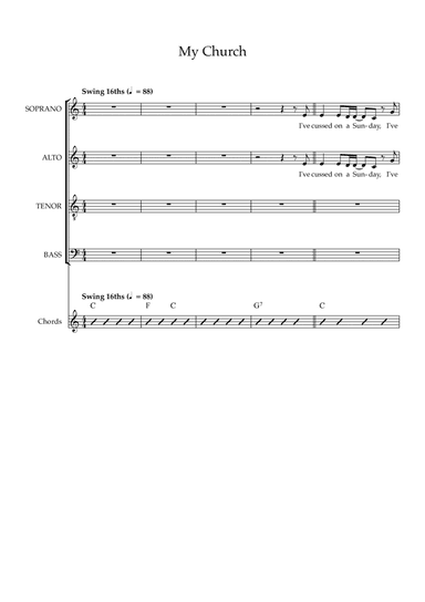 My Church (arr. Will Blake)