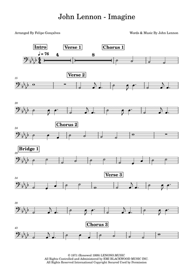 Imagine (arr. Felipe Gonçalves)