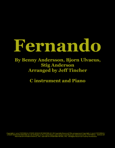 Fernando (arr. Jeff Tincher)