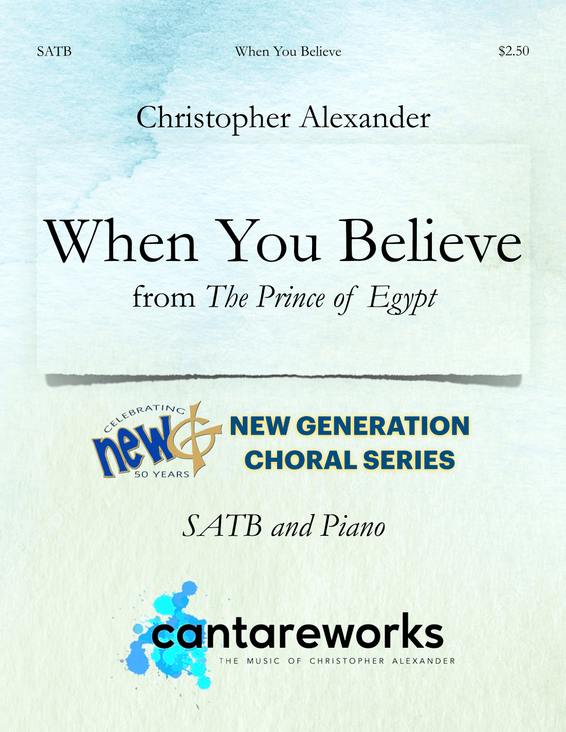 When You Believe (arr. Christopher Alexander)