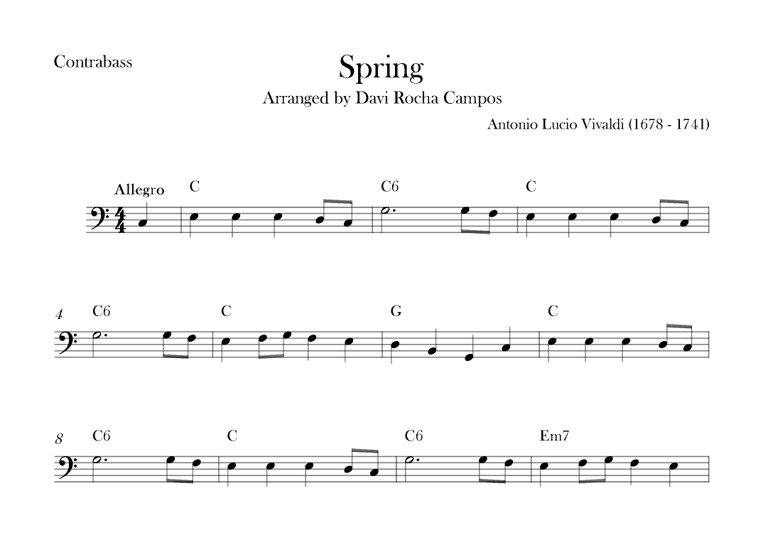 Spring (arr. Davi Rocha Campos)