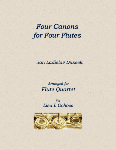 Four Canons for Four Flutes (2C, A, B) (arr. Lisa L Ochoco)