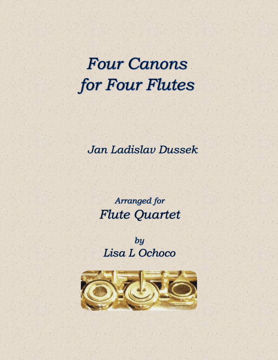 Four Canons for Four Flutes (2C, A, B) (arr. Lisa L Ochoco)