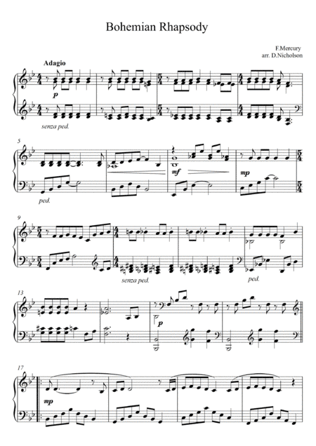 Bohemian Rhapsody (arr. Daniel Nicholson)