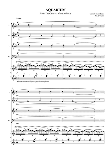 Aquarium (From The Carnival of the Animals) (arr. SCMusic)