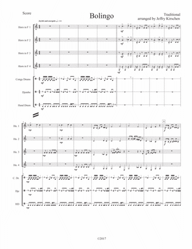 Bolingo (arr. Jeffry Kirschen)
