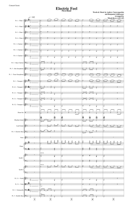 Electric Feel (arr. Micah Byers)
