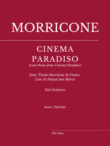 Cinema Paradiso (arr. Flavio Regis Cunha)