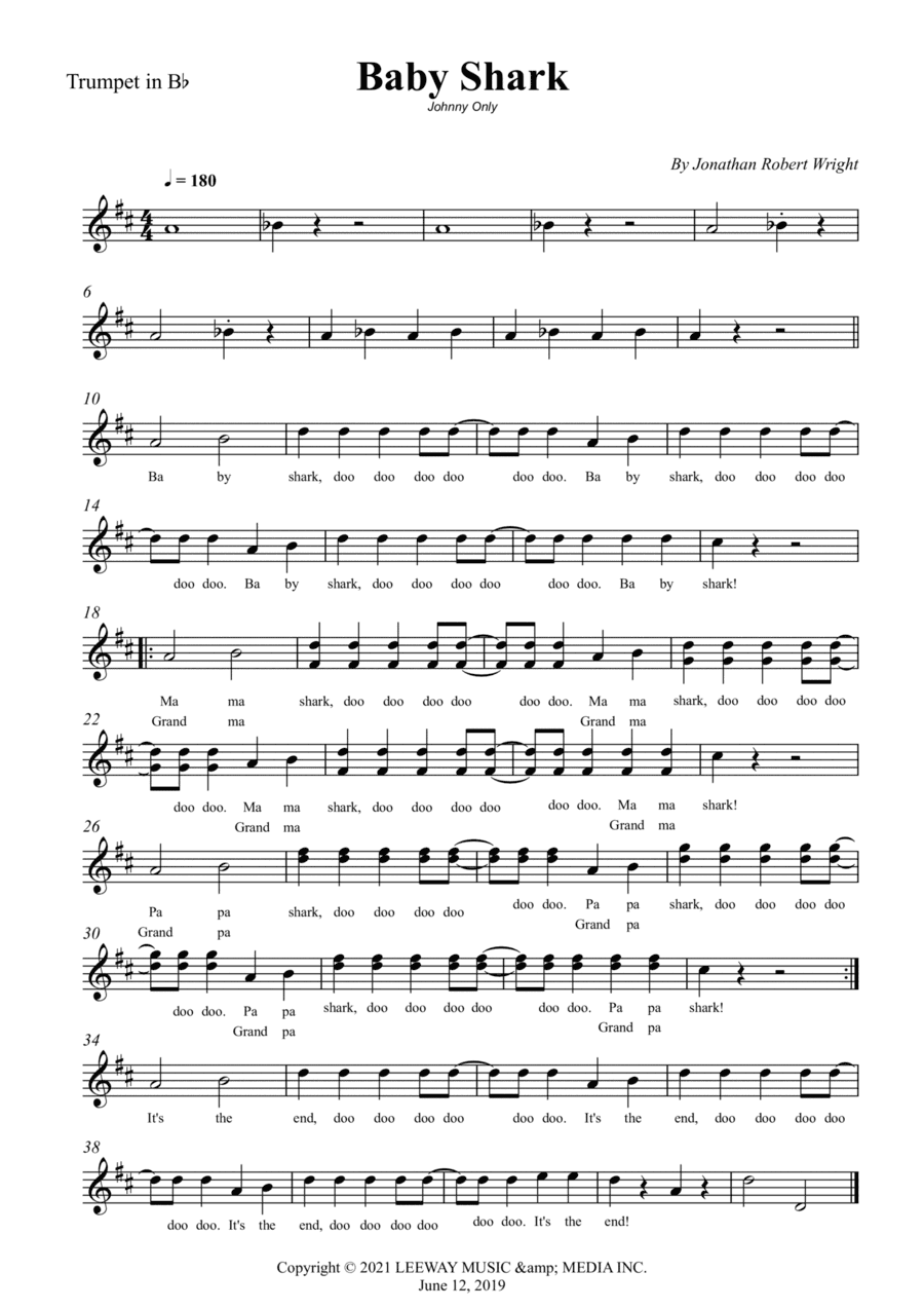 Baby Shark (arr. Wesley S. SIlva)