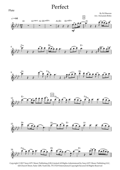 Perfect (arr. Fernando Britto)