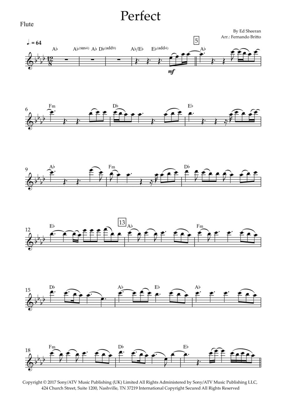 Perfect (arr. Fernando Britto)