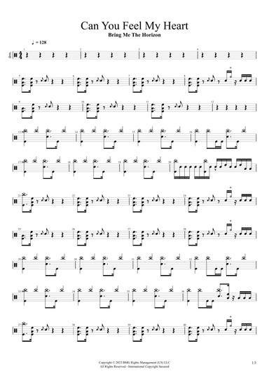 Can You Feel My Heart (arr. Cyril Mayer)