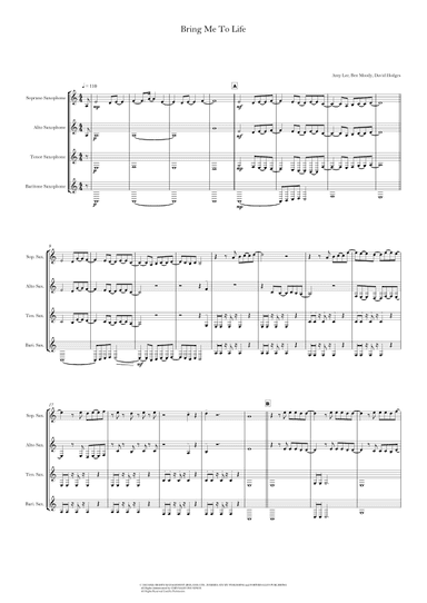 Bring Me To Life (arr. Junqueira's)