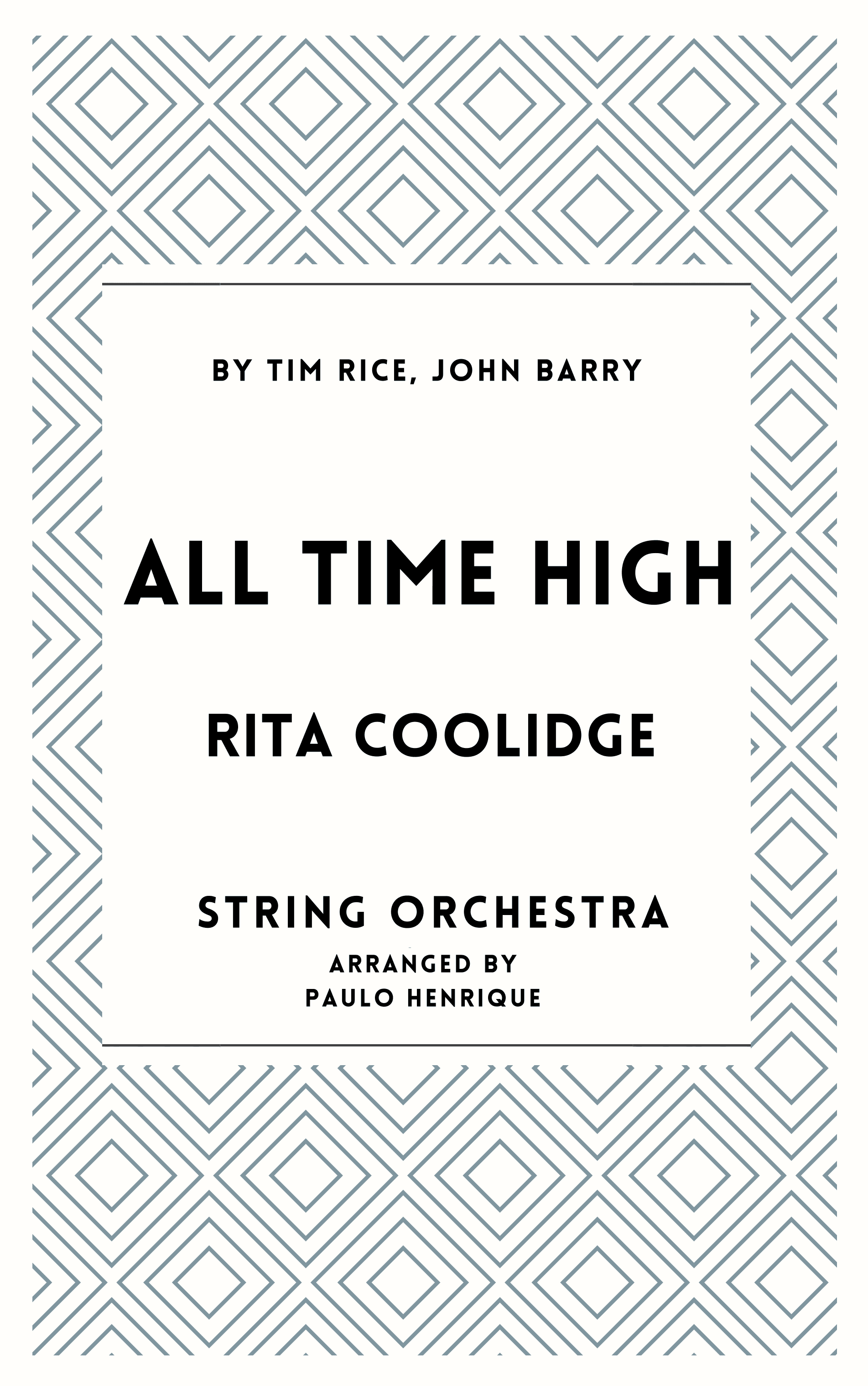 All Time High (arr. Paulo Henrique)
