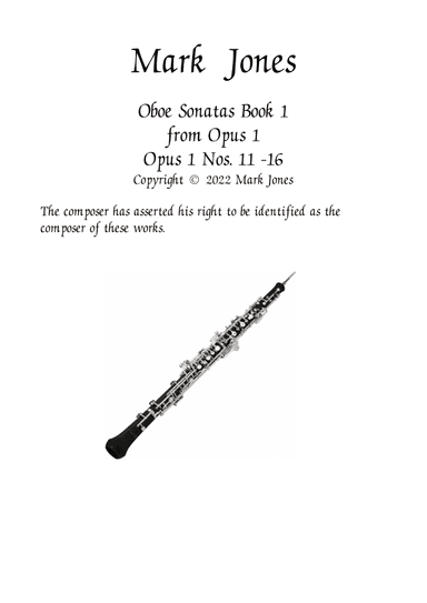 Oboe Sonatas Volume 1