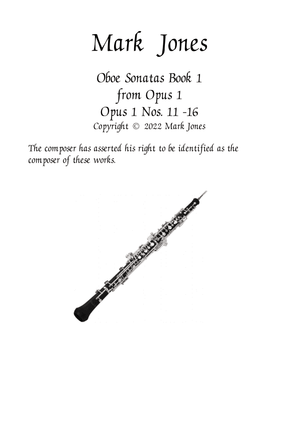 Oboe Sonatas Volume 1