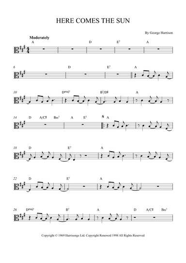 Here Comes The Sun (arr. Alex Nunes Rodrigues)