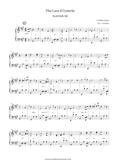 The Lass O' Lowrie (arr. Julia Gordon)