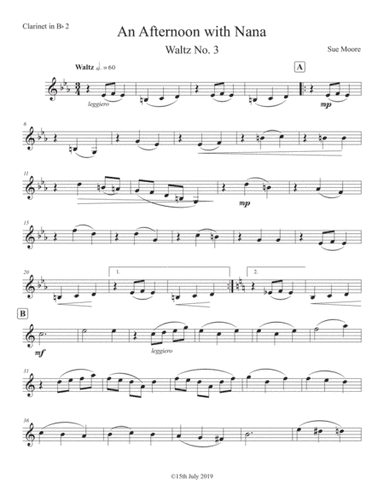 Waltzing Down Under Clarinet 2