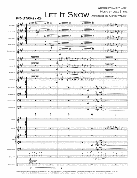 Let It Snow! Let It Snow! Let It Snow! (arr. Chris Walden)