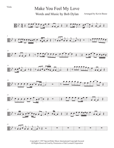 Make You Feel My Love (arr. Kevin Busse)
